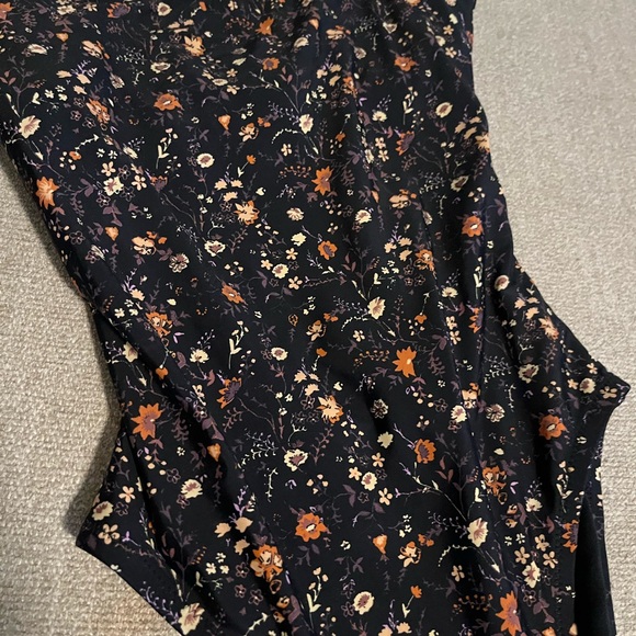 Madewell Square-Neck Tank One-Piece Swimsuit in Free Floral Size XS - Picture 6 of 9
